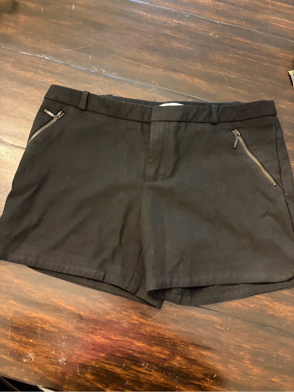 Promod Black Zip-Pocket Bermuda Shorts size 2